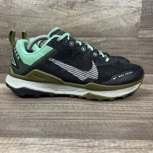 Nike Wildhorse 8 Trail Black Green Womens US Size 7.5 DR2686-002 Running Shoes